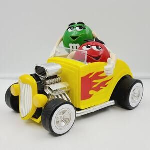 Vintage M & M Candy Dispenser "Rebel Without a Clue Hot Rod" (not working)